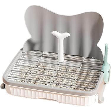 Imagem de Vaso sanitário removível à prova de vazamento para animais de estimação com cateter urinário simulado grade antiderrapante pequeno e médio almofada de urina para cães ferramenta de treinamento