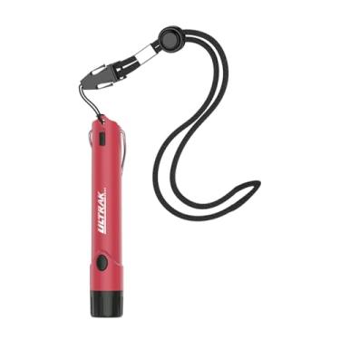 Imagem de Deevoka Apito eletrônico com cordão elétrico de manobra com luz LED para basquete de futebol, Vermelho