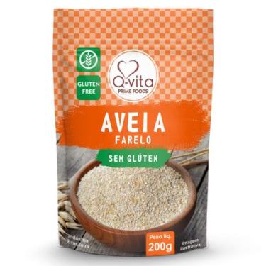 Imagem de Farelo de Aveia Sem Glúten Q-VITA 200g