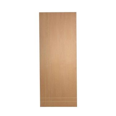 Imagem de Porta De Giro Frisada P- Verniz 210x80 F06 Caixilho De Porta Medida 16