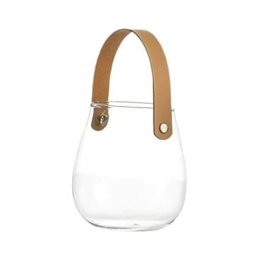 Imagem de Ｂｅｓｇａ Organizador de jarra de armazenamento de vidro Fácil de limpar o vaso de vidro exclusivo vaso de flor de cinto para a para a paisagem da, Pequeno