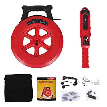 Imagem de Yeipower Detector de bloqueio de tubos - Sensor - Scanner de parede de tubo de água 40 m Detector de tubulação de metal PVC Ferramenta de entupimento de tubos de água