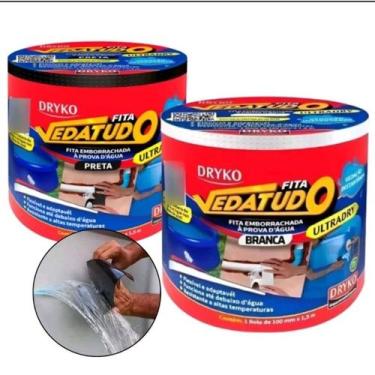 Imagem de Super Fita Veda tudo Emborrachada prova d agua Ultradry 1,5m - Driko