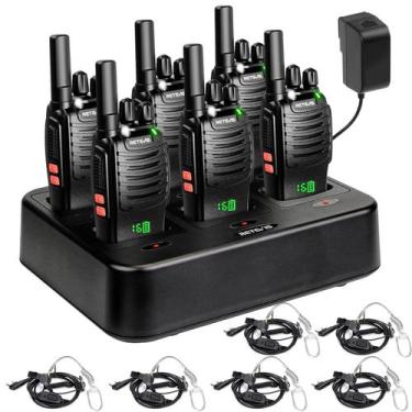 Imagem de Walkie-Talkies Retevis H-777H com carregador de 6 vias, pacote com 6