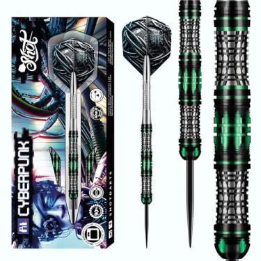 Imagem de Shot! Conjunto De Pontas Aço Arremesso Darts Ai Cyberpunk 90% Tungstênio Profissional, Fabricado Na Nova Zelândia, Projetado Para Dardos Mulheres E Homens, Barra Metal Adultos