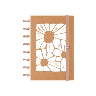 Imagem de Caderno de Disco ISCOOL Grande Flore(Ser) Margaridas Kraft