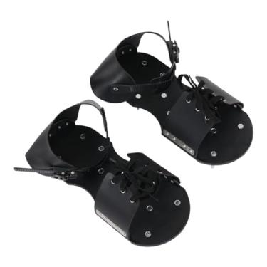 Imagem de YsXoWiui 2 peças de sapatos com pontas arejando pátio jardim alto desempenho prático sola aeradora de gramado para instalação de revestimento de piso epóxi, Prego 5.0cm