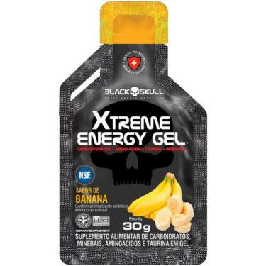 Imagem de Gel De Carboidratos Xtreme Energy Gel 30G Banana Black Skull