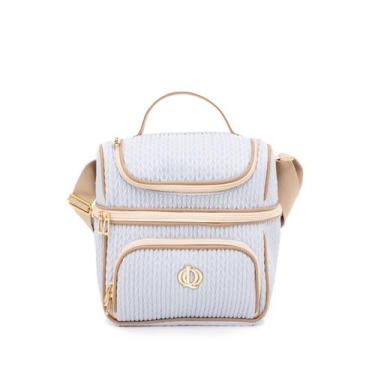 Imagem de Frasqueira Lequiqui Chevron Cooler - Azul