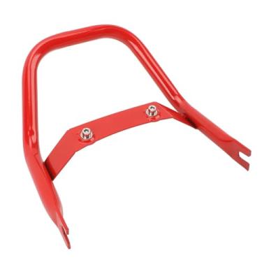 Imagem de Vomeko Motocicleta Assento Traseiro Passageiros Grab Rail Barras, 22mm Tubo De Ferro Mão Trilho Suporte Do Braço Suporte para Macaco 125 2018 a 2023 (Vermelho)