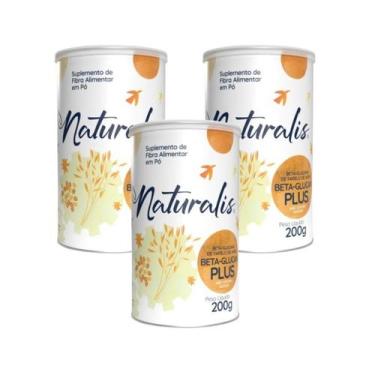 Imagem de Farelo de Aveia Premium Beta Glucan Plus Naturalis 200g, 3 unidades
