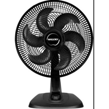 Imagem de Ventilador de Mesa Mallory 40cm Turbo Fresh Preto, 110V