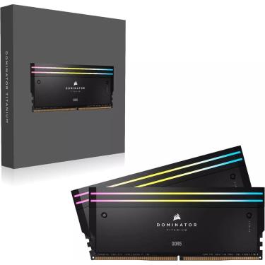 Imagem de Memoria Ram Corsair Dominator Titanium RGB 96GB DDR5 6800MHZ