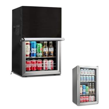 Imagem de Sobana Capa Para Freezers Verticais, Impermeável Geladeira Externa Com Zíper Duplo Mini Freezer Compacto De 3,0" (56 Cm Largura X 58 Profundidade 86 Altura, Preta)