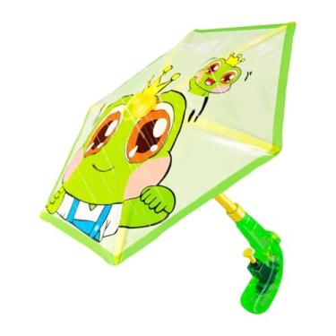 Imagem de MERIGLARE Brinquedo de luta aquática com spray de água tipo guarda-chuva, brinquedo interativo exclusivo para praia, piscina e quintal para meninos, Sapo