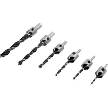 Imagem de Vonder, Jogo De Brocas 3 Pontas Com Escareador, 3 Mm A 10 Mm, Jogo Com 7 Peças.