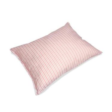 Imagem de Travesseiro lombar P/ VIAGEM - LÁTEX em flocos - capa LADY - Latex Foa