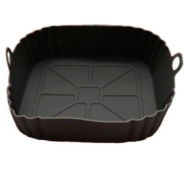 Imagem de Cesto Silicone 16cm Fritadeira Air Fryer Microondas Reutilizável Weste