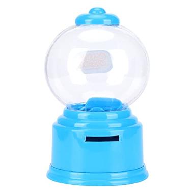 Imagem de YOUTHINK Banco de Mini Money Requintado, Máquinas de Armazenamento de Doces Resistentes e Seguras Com Capacidade Suficiente de Compartimento, para Festas de Bacharel, Casamentos, Brinquedos (BLUE)