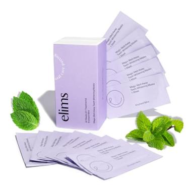 Imagem de ELIMS Tiras De Clareamento Dental Para Dentes Sensíveis. 21 Tratamentos, Grau Alimentício E Feitas Por Dentistas. Clareiam Até 7 Tons. Aplicação Sem Sujeira Dissolve. Resultados Visíveis Em 14 Dias.