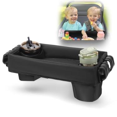 Imagem de VASORCH Bandeja Para Lanches De Carrinho Wonderfold Wagon Série W4 Com Porta-Copos Anti-Derramamento - Atividades Alimentos Estrutura Reforçada, Tecido Oxford À Prova D'Água, Acessório Carrinho, E B