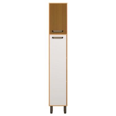 Imagem de Paneleiro De Cozinha 40cm Emily Freijó Ripado Off White Acetinado Z44 - Mpozenato