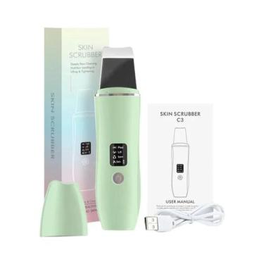 Imagem de Limpador Facial Ultrassônico De Limpeza Profunda Removedor De Cravos E