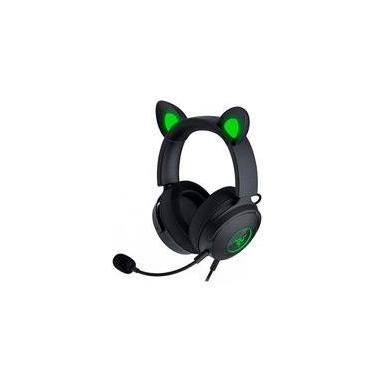 Imagem de Headset Gamer Razer Kraken Kitty V2 Pro, Chroma RGB, Som Surround 7.1, Drivers 50mm, USB, PC, Playstation e Nintendo - RZ04-04510100-R3U1