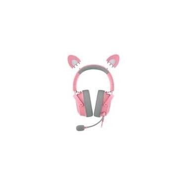 Imagem de Headset Gamer Razer Kraken Kitty V2 Pro, Chroma RGB, Som Surround 7.1, Drivers de 50mm, USB, Rosa - RZ0404510200