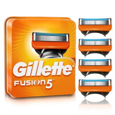 Imagem de Carga Refil Lâmina Gillette Fusion 5 - 4 Cartuchos Fusion5