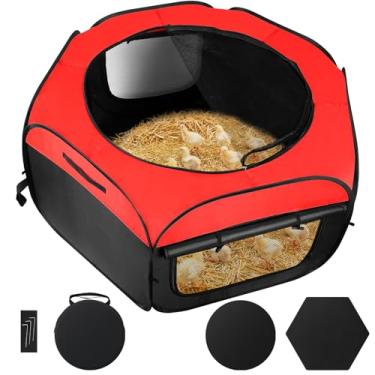 Imagem de Caixa de chocadeira grande atualizada 2025 para kit iniciante de pintinho, caneta de chocadeira de porta dupla/dez ninhadas até 15 pintinhos, patos e codornas