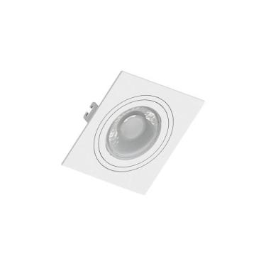 Imagem de Spot de Embutir Plano Save Energy MR16 GU10 Bivolt, Branco