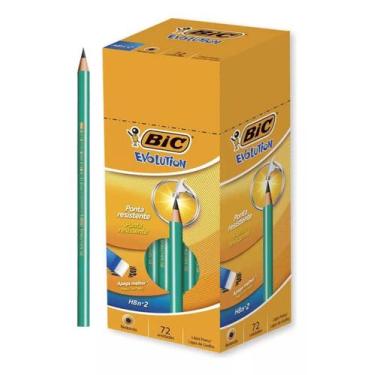 Imagem de Lápis Preto Evolution HB n 2 BIC Kit 12 unids Atacado