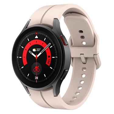 Imagem de Pulseira Ridge de Silicone Fivela Marca 123Smart compatível com Galaxy Watch 4 Watch 5 Watch 6 Watch 7 40mm 42mm 43mm 44mm 45mm 46mm 47mm
