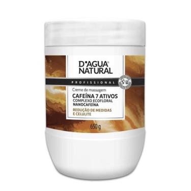 Imagem de Creme de massagem cafeína 7 ativos d'agua natural 650g - DAGUA NATURAL