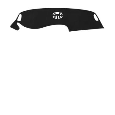 Imagem de BoxCheer Capa de painel adequada para Honda HR-V 2023 2024 2025 capa de painel de carro tapete de viseira de sol antiderrapante acessórios de painel de poliéster (preto)