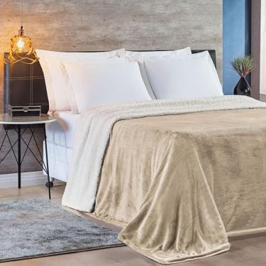 Imagem de Cobertor Casal King Alaska Sherpa E Manta Microfibra 1 Peça