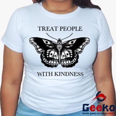 Imagem de Baby Look Harry Styles 100% Algodão - Treat People With Kindness - Pop