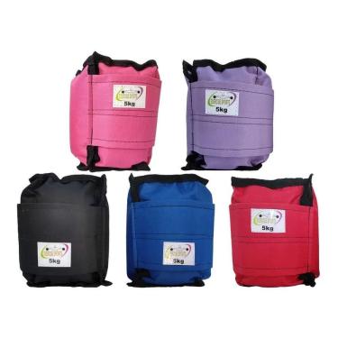 Imagem de 2X Tornozeleira / Caneleira De Peso 5 Kg Reforçada  Par 