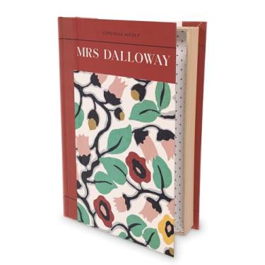 Imagem de AMÉLIN ARCHIVE Caixa de armazenamento decorativa com inspiração vintage, embrulhada em papel, em forma de livro (Sra. Dalloway)