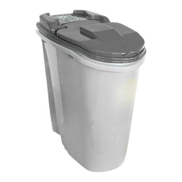Imagem de Porta Ração Pet e Grãos Dispenser Home+ Caneca Dosadora (CINZA - 40 LITROS 18 KG,1)