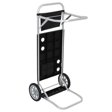 Imagem de Carrinho De Praia Alumínio Multiuso Mesa Porta Copo Bolsa