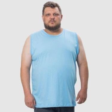 Imagem de Camiseta Regata masculina algodão plus size Machão Grande-Masculino
