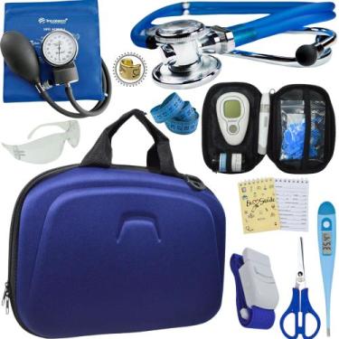 Imagem de Kit Enfermagem Maleta Completo Super Luxo + Monitor Glicose - Love Sau