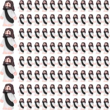Imagem de Mini Jesus Figurines Barydat, pacote com 200 lembrancinhas para festas