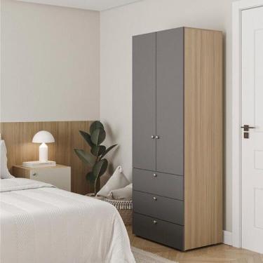 Imagem de Módulo 70x180 2 Portas 3 Gavetas Frame CabeCasa MadeiraOriginals - Cab