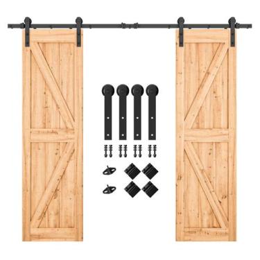 Imagem de Kit de hardware para porta de celeiro duplo SMARTSTANDARD 2,5 m