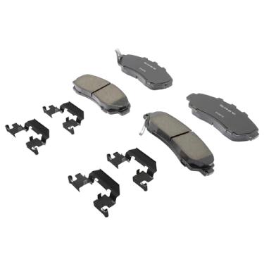 Imagem de ACDelco Professional 17D1089CHF1 Kit de pastilhas de freio a disco frontal de cerâmica com clipes