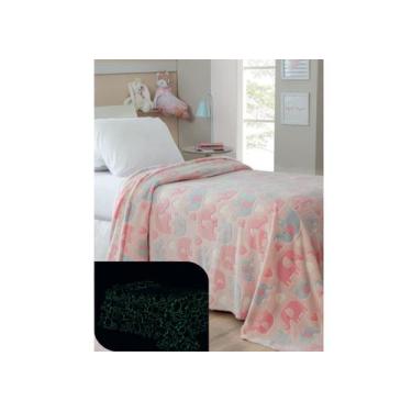 Imagem de Manta Cobertor Infantil Solteiro Brilha Escuro 1,50X2,00 Mts - Corttex