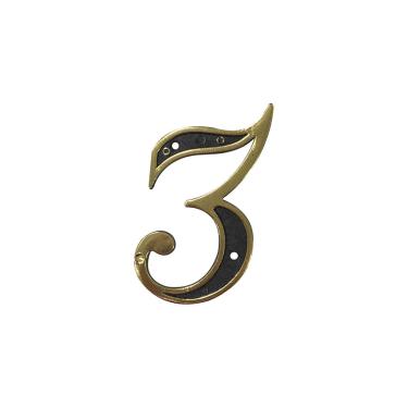 Imagem de Cartela Numero 3 C/Parafuso BuChá Western